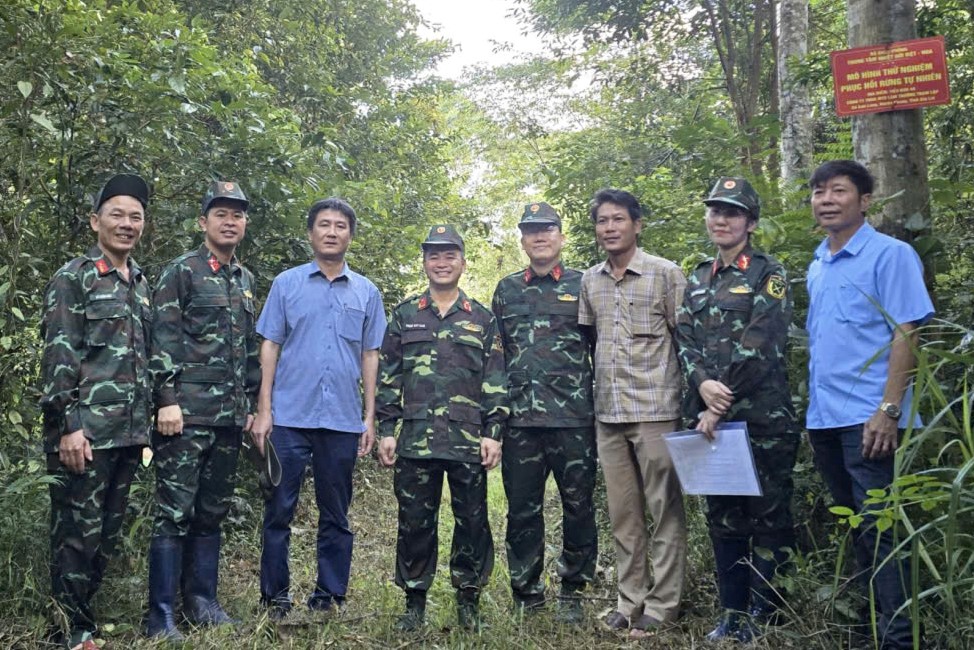 Kiểm tra mô hình kỹ thuật phục hồi rừng tự nhiên tại Khu Dự trữ sinh quyển Cao nguyên Kon Hà Nừng, tỉnh Gia Lai